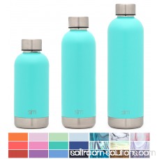Simple Modern 25oz Bolt Water Bottle - Stainless Steel Hydro Swell Flask - Double Wall Vacuum Insulated Reusable Pink Small Kids Coffee Tumbler Leakproof Thermos - Primrose Marble 569668257